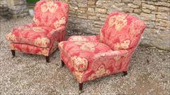 Howard and Son Grafton model antique armchairs5.jpg
